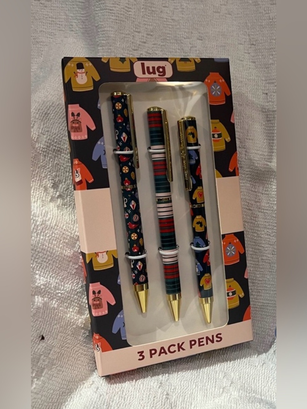 Lug Holiday Sweater Pen Set